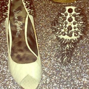 Sam Edelman Heels Off White